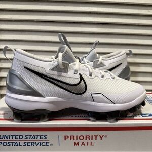 New Nike Force Trout 9 Elite MCS Baseball Cleats White Men’s Sizes FZ0884-102